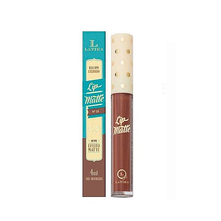 Latika - Batom Líquido Lip Matte Nº33 Nude