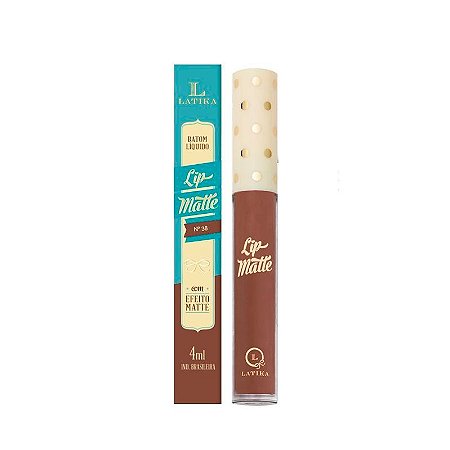 Latika - Batom Líquido Lip Matte Nº38  Nude
