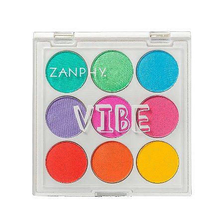 Zanphy Paleta de Glitter Linha Vibe - Neon 03