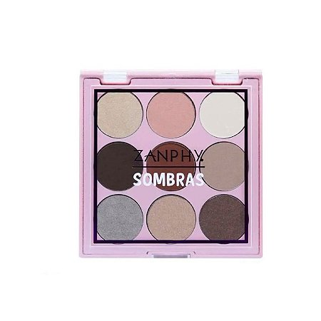 Zanphy Paleta de Sombras 9 Cores - N02