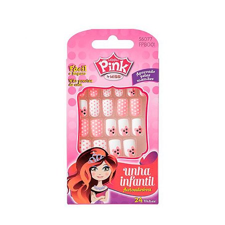 Kiss New York City Unha Infantil  - Pink Color Change
