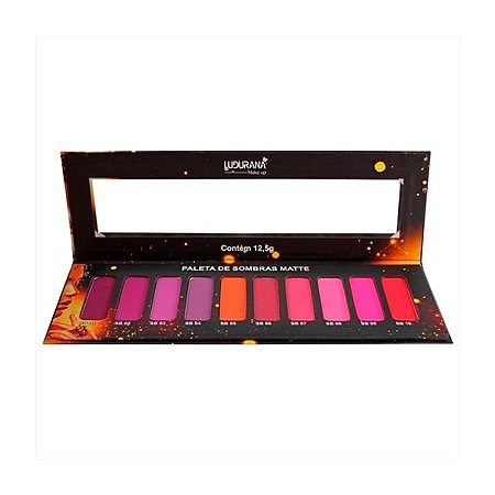 Ludurana V - Paleta de Sombras Matte 10 Cores  7792