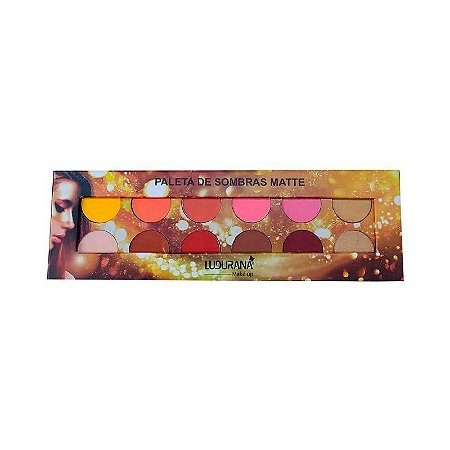 Ludurana V - Paleta de Sombras Matte 12 Cores  7793