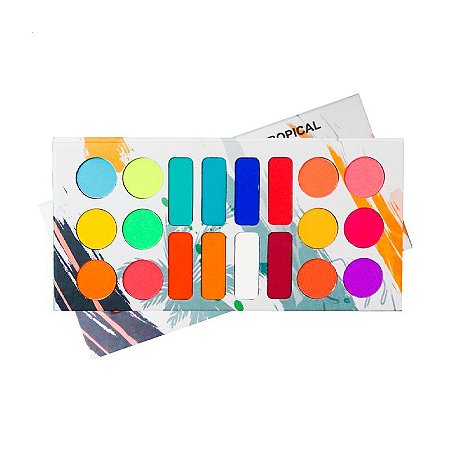 Ludurana V - Paleta de Sombras Matte Tropical B00051