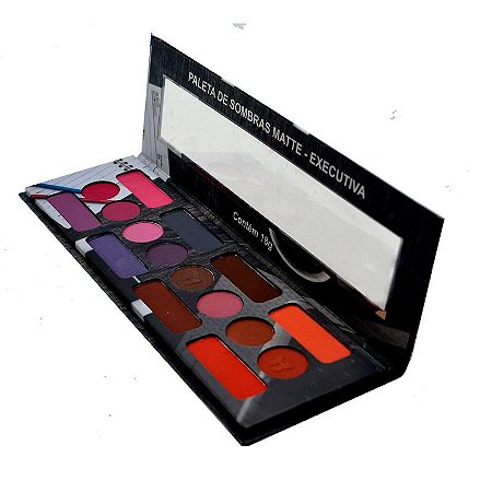 Ludurana Paleta de Sombras Matte Executiva 16 Cores - M00035