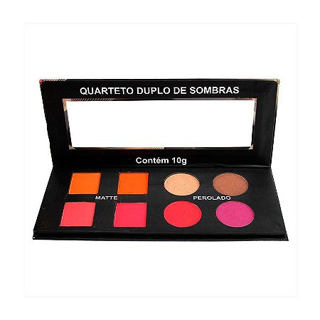 Ludurana V - Quarteto Duplo de Sombras 8 Cores  M00043