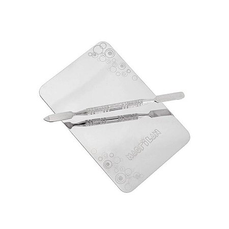 Macrilan - Placa e Espátula para Maquiagem AC04
