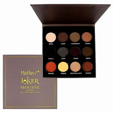 Mahav Paleta de Sombras Joker Matte - 04