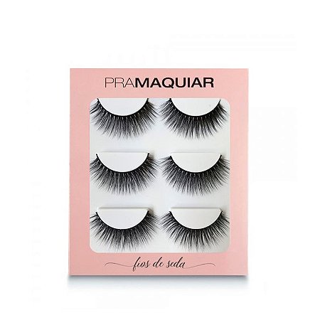 PraMaquiar - 3 Pares de Cílios Brigitte