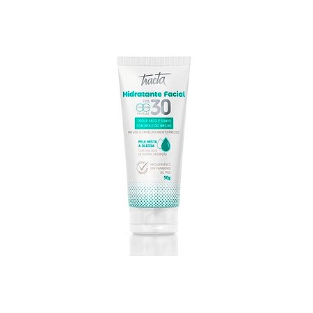 Tracta Hidratante Facial Pele Mista e Oleosa FPS30
