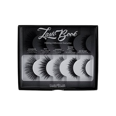 Macrilan - Cílios Postiços Lash Book EB102 5 Pares