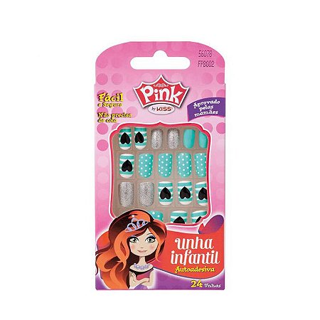 Kiss New York City Unha Infantil  - Pink Candy