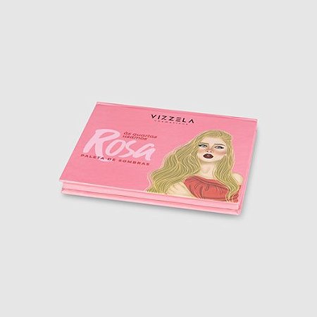 Vizzela - Paleta de sombras "às quartas usamos rosa"