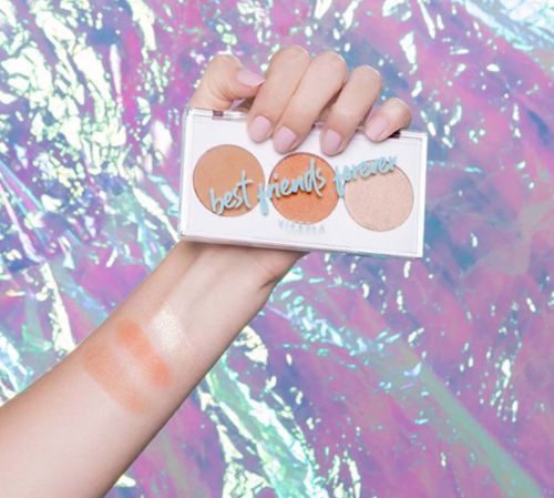 Vizzela - Paleta paleta bff 02 contorno, blush e iluminador