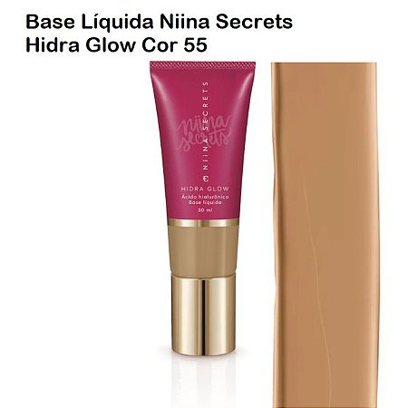 Niina Secrets - Base Líquida Hidra Glow Cor 55