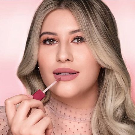 Niina Secrets - Batom Líquido Skinny Rose Gardênia