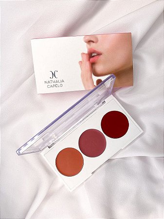Nath Capelo - Paleta de Blushes Cremosos Lip e Cheek