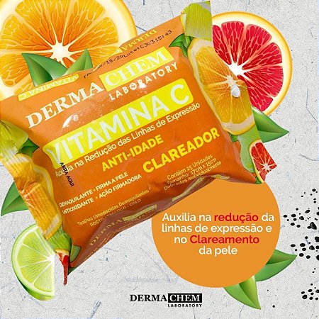 Dermachem - Lenço demaquilante Anti-Idade Vitamina C