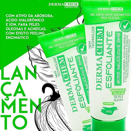 Dermachem - Gel Esfoliante enzimático pele oleosa 100g