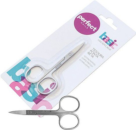 Perfect Nails - Tesoura Ponta Reta basic