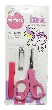 Perfect Nail - Kit manicure infantil Rosa PN145