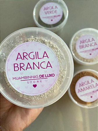 Argila branca - Fracionada em 100g