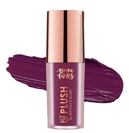 Bruna Tavares - BT Plush 2x1 Batom e Blush Plum