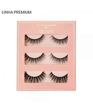 PraMaquiar - 3 Pares de Cílios Celebration