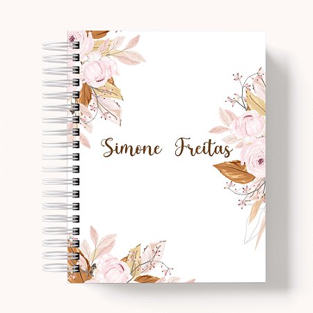 Planner Permanente com Divisórias Floral 2