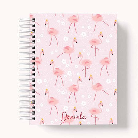 Agenda Permanente Capa Flamingo