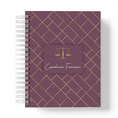 Capa Agenda Monogram