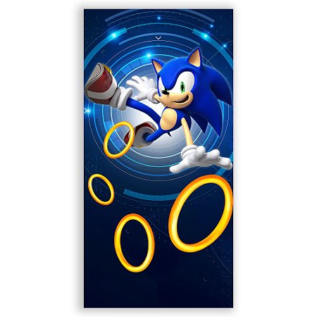 Faixa Lateral - Sonic - Sublimado 3D