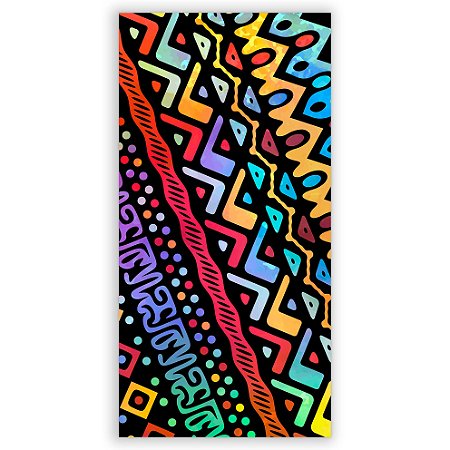 Capa Faixa Lateral Sublimado - Padrão Africano