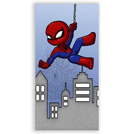 Capa Faixa Lateral Sublimado - Homem Aranha Cute