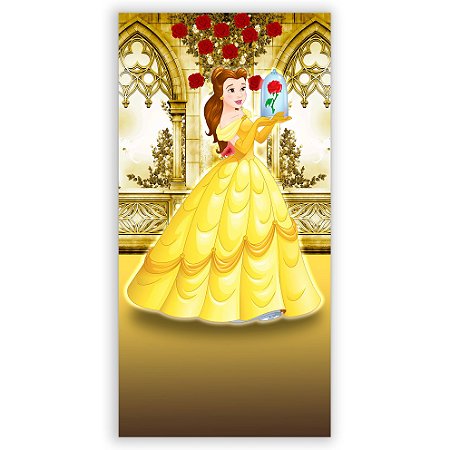 Faixa Lateral - A Bela e a Fera - Sublimado 3D