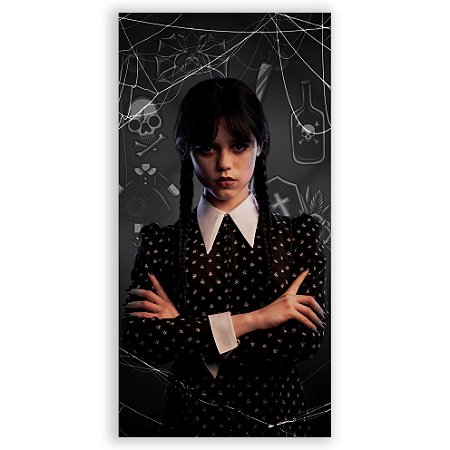 Capa Faixa Lateral Sublimado - Wandinha