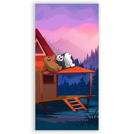 Capa Faixa Lateral Sublimado - Ursos Sem Curso