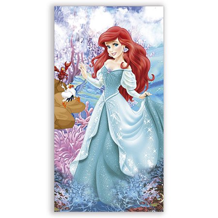 Faixa Lateral - Ariel Pequena Sereia - Sublimado 3D