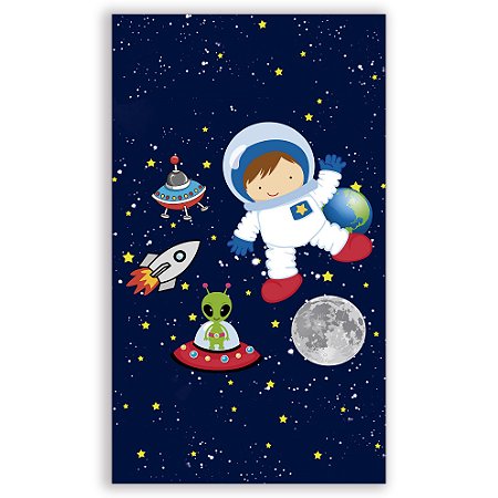 Faixa Lateral - Astronauta - Sublimado 3D