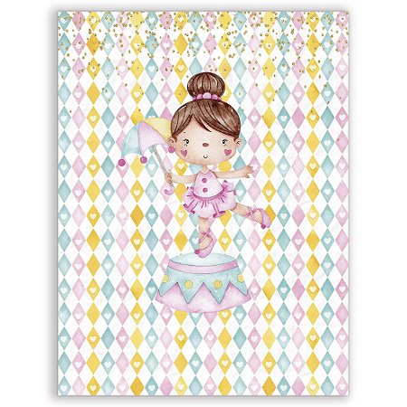 Faixa Lateral - Bailarina - Sublimado 3D