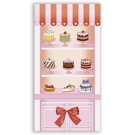 Capa Faixa Lateral Sublimado - Confeitaria