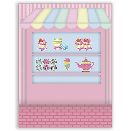 Capa Faixa Lateral Sublimado - Confeitaria