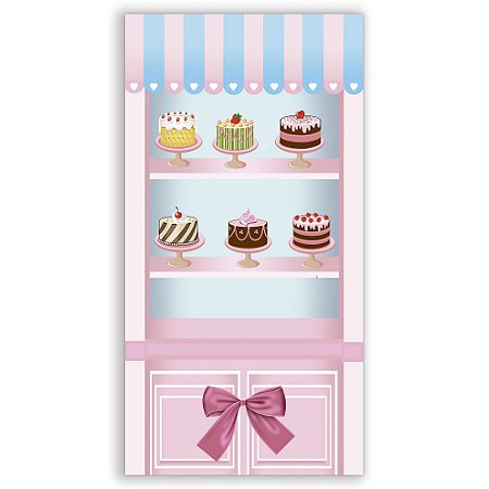 Capa Faixa Lateral Sublimado - Confeitaria