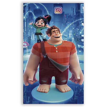 Capa Faixa Lateral Sublimado - Detona Ralph