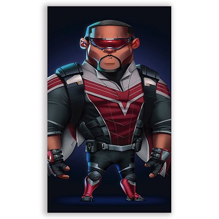 Faixa Lateral - Falcao - Sublimado 3D