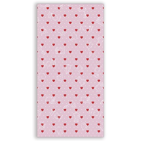 Faixa Lateral - Fundo Cha de Cozinha - Sublimado 3D