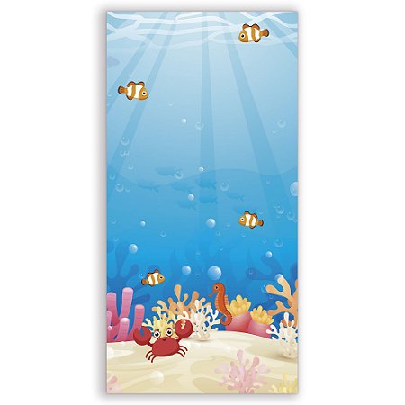 Faixa Lateral - Fundo do Mar - Sublimado 3D