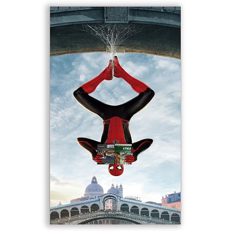 Faixa Lateral - Homem Aranha - Sublimado 3D