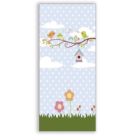 Faixa Lateral - Jardim Passaros - Sublimado 3D