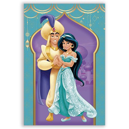 Faixa Lateral - Jasmine e Aladin - Sublimado 3D